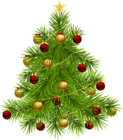 Transparent PNG Christmas Tree with Ornaments