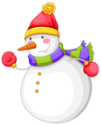 Transparent Snowman PNG Clipart