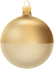 Xmas Golden Ball Ornament PNG Clipart
