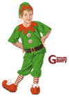 Boy Christmas Elf Painting PNG Clipart