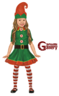 Christmas Girl Elf Painting PNG Clipart