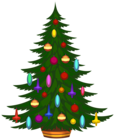 Christmas Tree in Pot Painting PNG Clipart