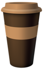 Brown Hot Coffee Cup PNG Clipart Image