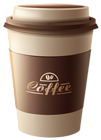 Brown Plastic Coffee Cup PNG Clipart Image