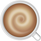 Coffee with Cream Transparent Image