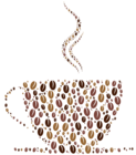 Deco Coffee Cup PNG Vector Clipart
