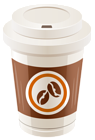 Plastic Coffee Cup PNG Vector Clipart