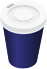 Takeaway Coffee Blue Cup PNG Clipart