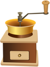 Vintage Coffee Mill Transparent PNG Clipart