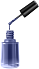 Open Blue Nail Polish PNG Clipart