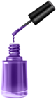 Open Purple Nail Polish PNG Clipart