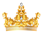 Gold and Diamonds Crown PNG Clipart