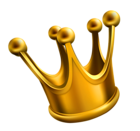 Golden Crown PNG Clipart Picture