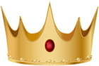 Golden Crown Transparent PNG Clip Art Image