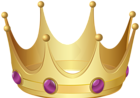 Golden King Crown PNG Transparent Clipart