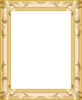 Biorder Frame Deco Gold PNG Clipart Image