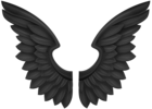 Black Wings Transparent PNG Clip Art Image