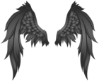 Black Wings Transparent PNG Image | Gallery Yopriceville - High-Quality