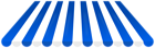 Blue Awning PNG Transparent Clipart