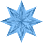 Blue Star Decoration PNG Clipart