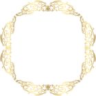 Border Frame Clip Art PNG Gold Image