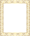 Border Frame Gold Clip Art PNG Image