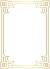 Border Frame Gold Decorative Transparent Image