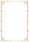 Border Frame Gold PNG Clip Art Image