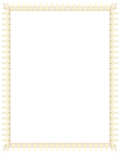 Border Frame Golden Clip Art Image