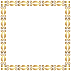 Border Frame PNG Gold Clip Art Image