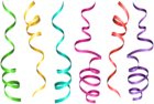 Curly Ribbons Clip Art Image