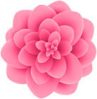 Deco Pink Flower Transparent Clip Art Image