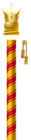 Deco Striped Pole Elements PNG Clipart