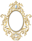 Decorative Gold Frame Transparent Clipart