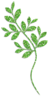 Decorative Green Leaves PNG Clipart Image