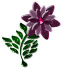 Decorative Jewelry Flower PNG Decorative Element