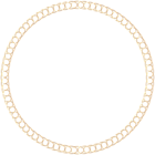 Decorative Round Border Frame PNG Clipart