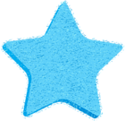 Decorative Star Blue PNG Clip Art Image