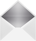 Envelope White Silver Clip Art Image