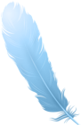 Feather Blue PNG Clipart