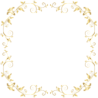 Frame Border Golden PNG Clip Art