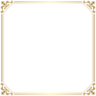 Frame Border Transparent Gold PNG Image