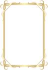 Frame Border Transparent PNG Gold Image