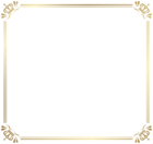 Frame Border with Crowns PNG Image