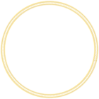 Frame Gold Round PNG Transparent Clipart