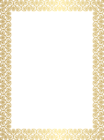 Gold Border Frame Clip Ar PNG Image | Gallery Yopriceville - High ...