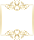Gold Border Frame PNG Clip Art