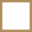 Gold Border Frame Transparent PNG Image