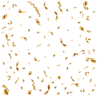 Gold Confetti Transparent Clip Art Image