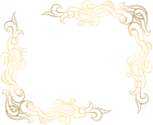 Gold Corner Decoration Transparent PNG Clip Art